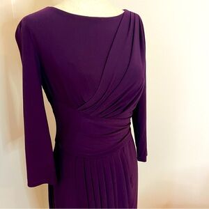 Ralph Lauren Purple Long Sleeve Dress